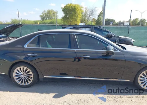 2017 Genesis G90 3.3T Premium z USA, uszkodzony, nr VIN KMHG34JA4HU031949